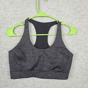 Outdoor Voices Women’s Dark Gray Gym Workout Sports Bra Size M